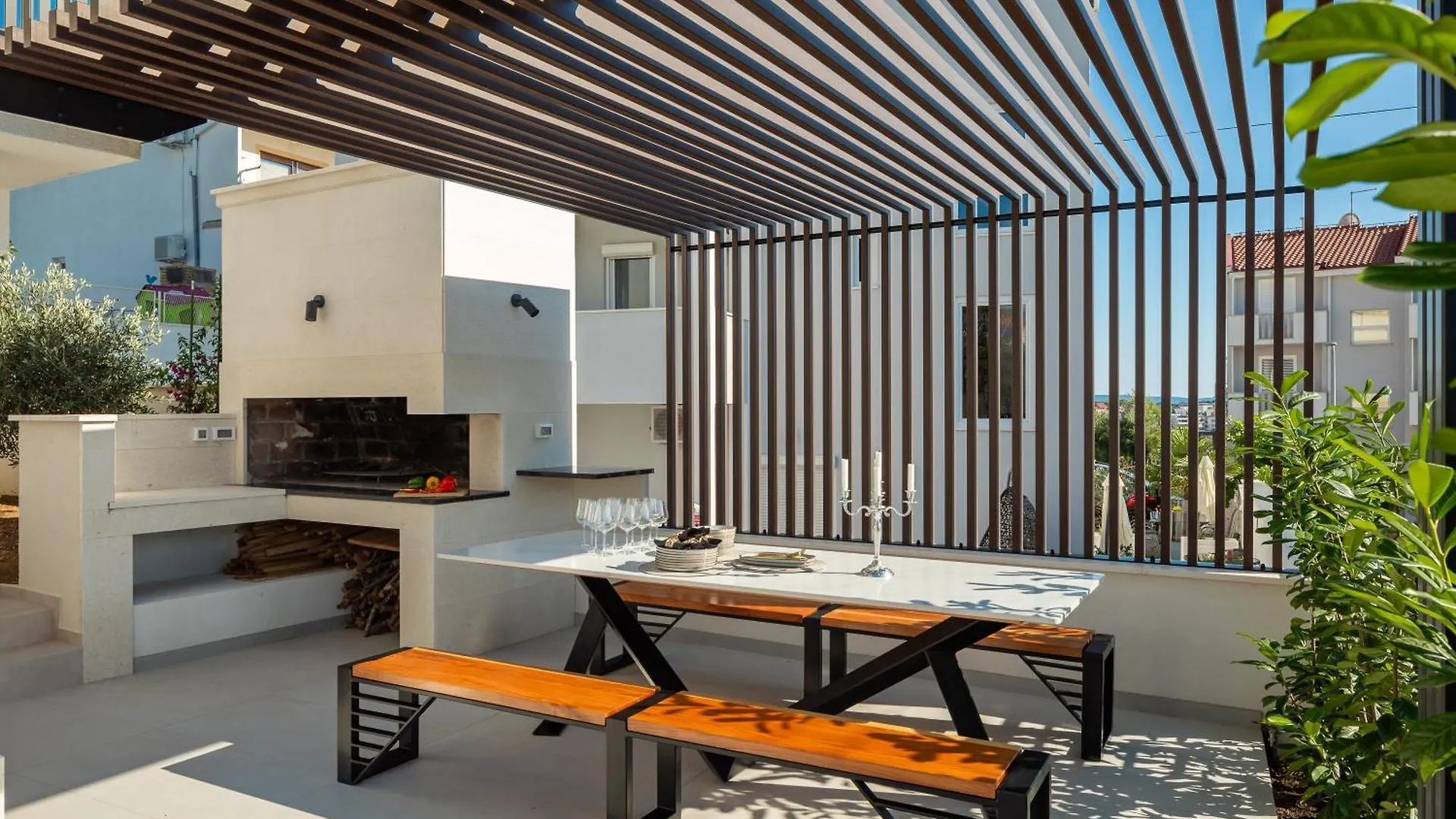 Luxury Villa De Mar With Pool Trogir Kroatien